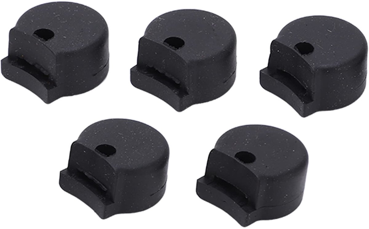 Dailygoods- Duimsteun Metalen - Rubber Duimsteun - 5 Stuks - Comfortabel - Scheurvast - Geschikt voor Hobo/Klarinet - Duimkussen