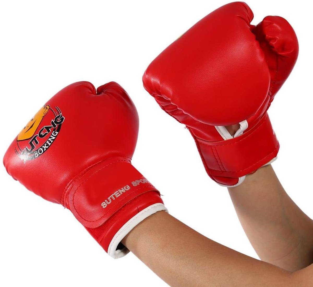 Dailygoods- Bokshandschoenen Kinderen - Sparring/Training - PU-Materiaal - Klittenbandsluiting - Ergonomisch Ontwerp - Verbeterde Veiligheid - Kindersporthandschoenen