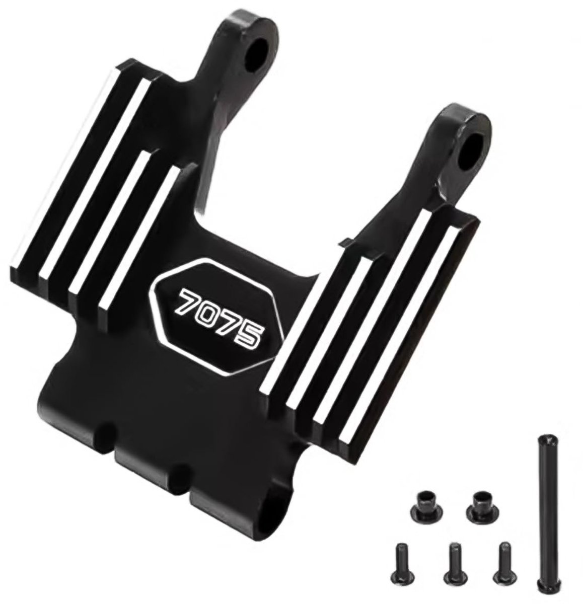 Dailygoods- Zitsteun Aluminiumlegering 7075-T6 - Voorzijde Houder - LOSI 1/4 Promoto-MX - Duurzaam - Eenvoudig te Installeren - Zwart - Motorsteun