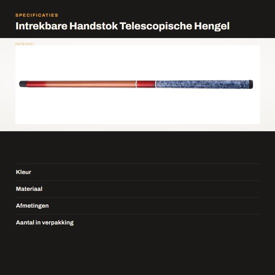 Solidchoice- Handstok Draagbaar - Intrekbare Hengel - Telescopische Paal - Zoetwater Vissen - Harde Visuitrusting - Geschikt voor Diverse Visplaatsen van Solidchoice — afbeelding 4