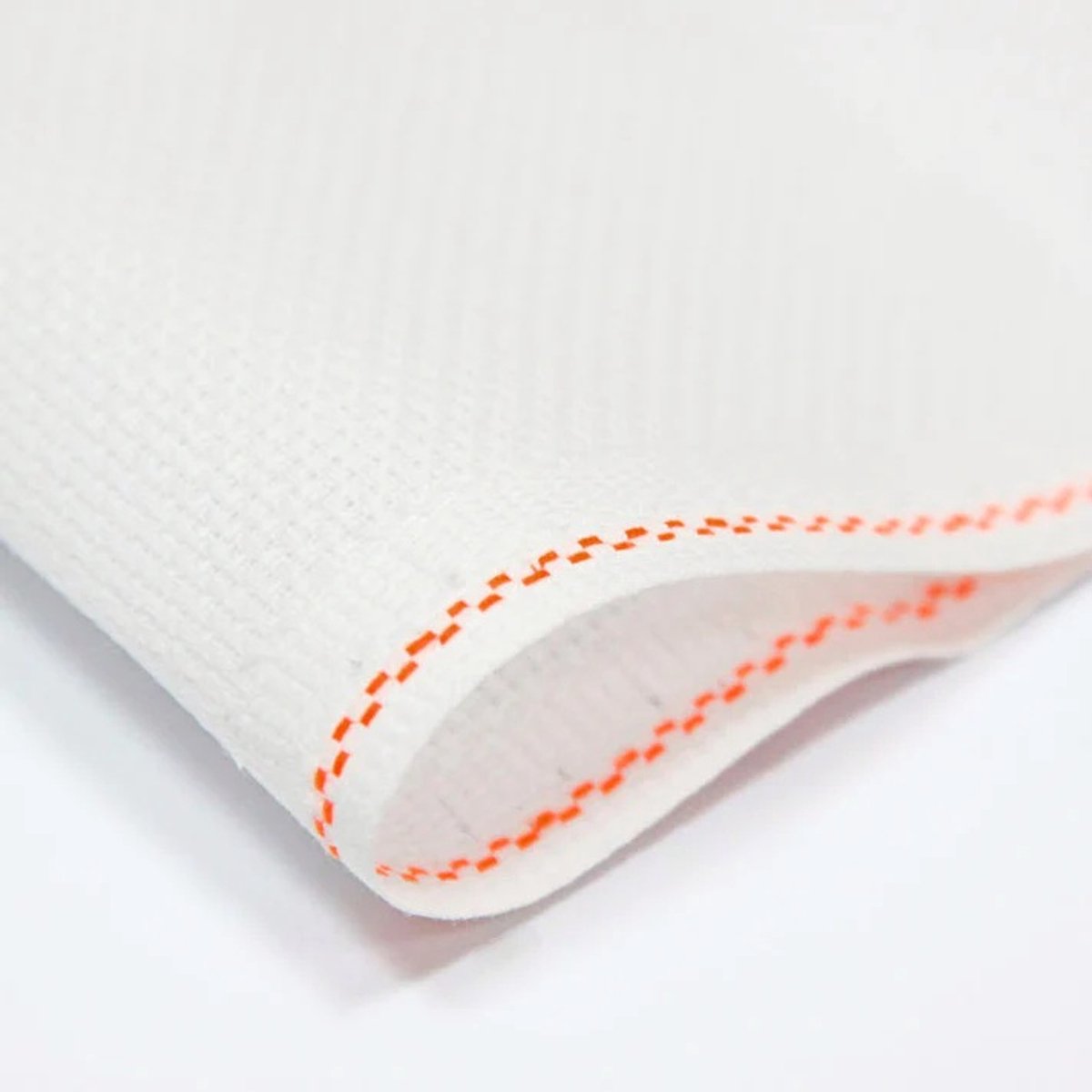 BORDUURSTOF AIDA 16 COUNT - SNOWWHITE - SPIERWIT - 50x50cm - ZWEIGART