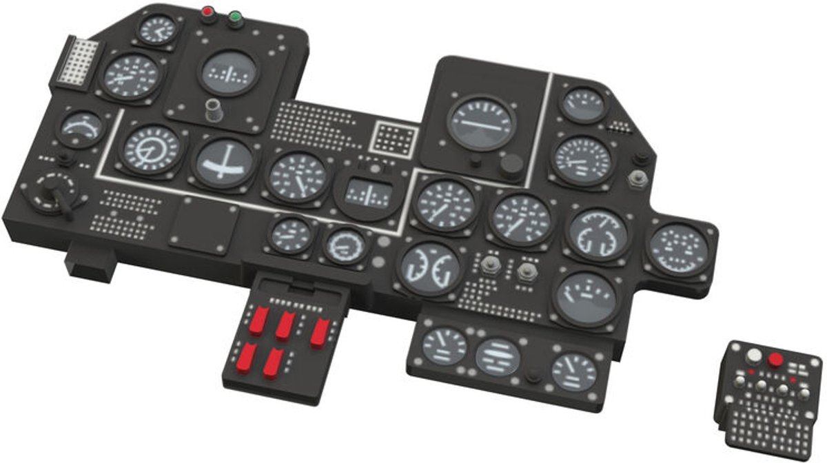 Eduard Modelbouwpakket - 644350 LÖÖKplus voor Republic P-47N Thunderbolt - Accessoires set - 1:48 - Modelbouw