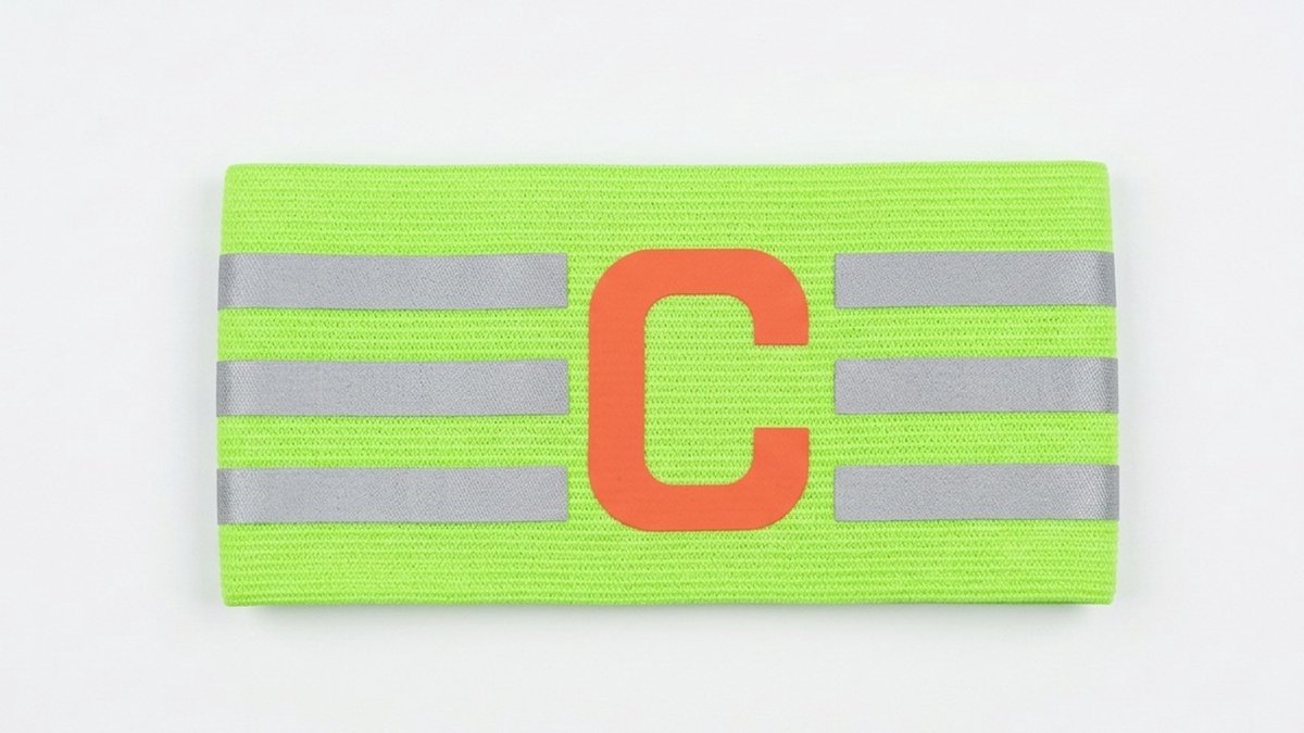 Quality Trade - Aanvoerdersband - Elastisch - Verstelbaar met klittenband - Junior en Volwassenen - Meerdere kleuren - Sport - Voetbal - Hockey - Unisex