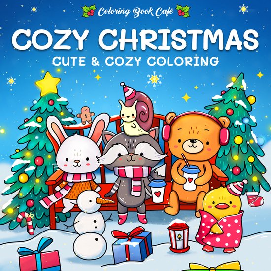 Coloring book cafe - Cozy Christmas - cover