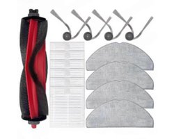 15 stuks Reserve Accessoires Compatibel met Roborock Q7 M5/M5+, Q7 L5/L5+ Robotstofzuiger - 1 Hoofdborstel, 6 Filters, 4 Zijborstels, 4 Dweildoeken
