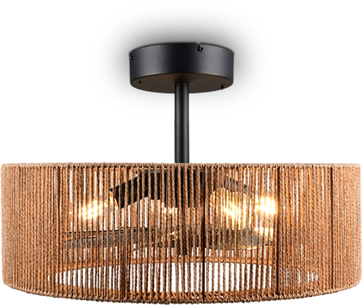 Fantiluxe - Wilma - Plafondventilator zonder lamp - Hout - Ø61cm - Plafond ventilator - Afstandsbediening - Slaapkamer thumbnail 5