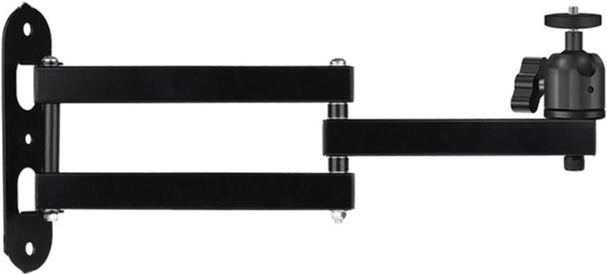 Projector Muurbeugel - Projector standaard - Thuisbioscoop Inrichten - Opvouwbaar Flexibele Arm - 60 cm - Zilver