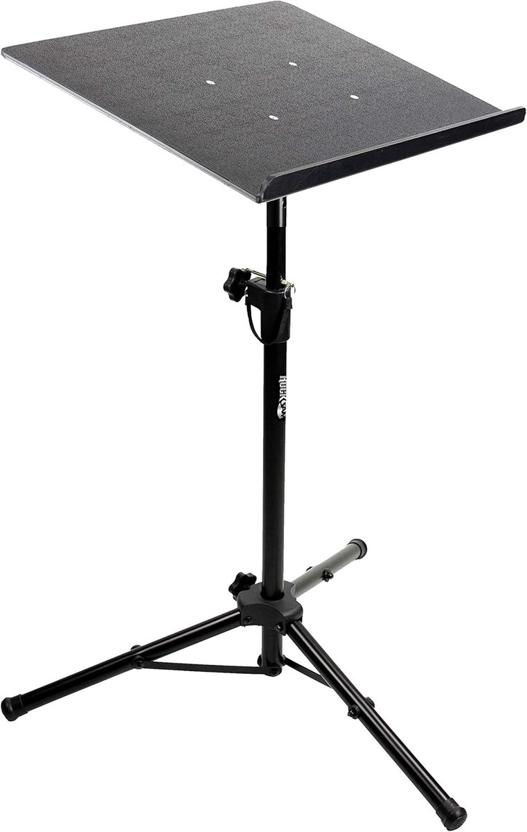 Projector Stand - Laptop Plateau - Presentaties Geven - Stabiel Statief Ontwerp - 41 inch Hoogte - Zwart