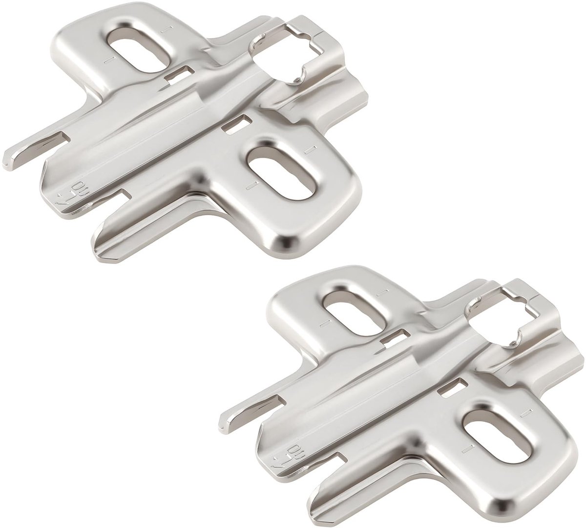 Dailygoods- Montageplaat 37x32mm - 2 Stuks - Compatibel met Sensys 8099/9075007 - Metaal - Corrosieweerstand - Slijtvastheid - Meubelbeslag