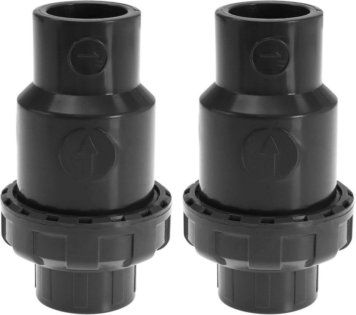 Dailygoods- Terugslagklep 32mm - 2 Stuks - PVC - Duurzaam - Waterdicht - Veilig - Compact - Waterafsluitklep