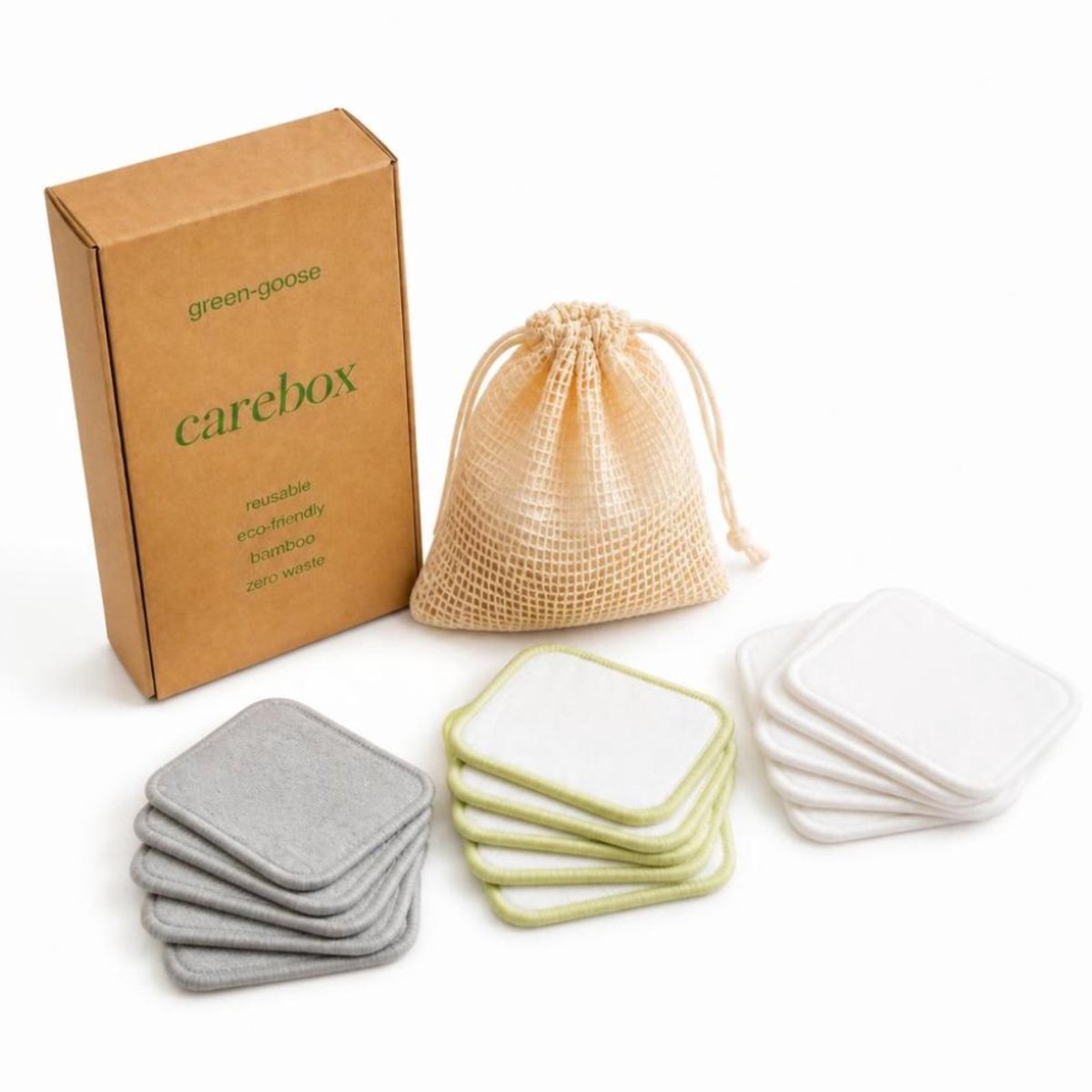 16 Herbruikbare Wattenschijfjes - Wasbare Watjes - Zero Waste - Duurzaam en Ecologisch - Make Up