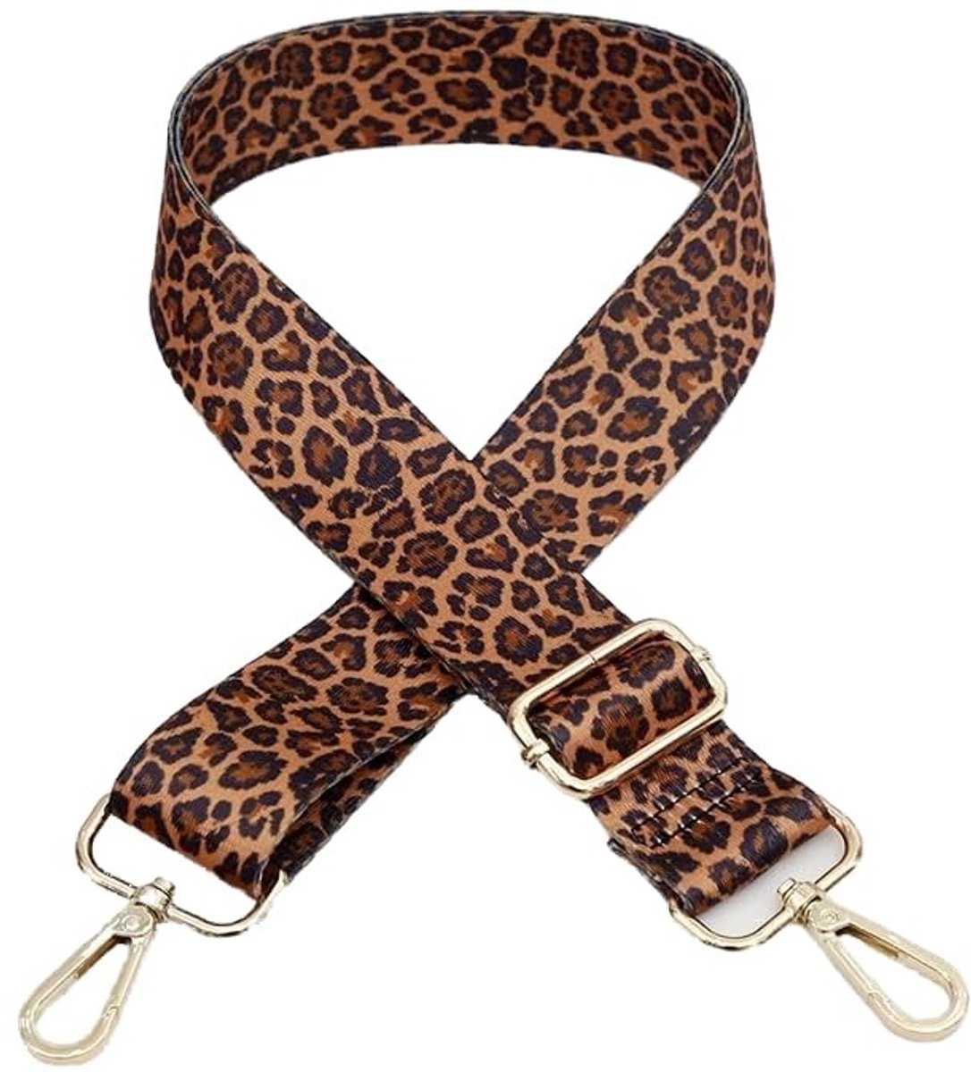 Dailygoods- Schouderriem Verstelbaar 80-140 cm - Brede Tasriem - Karabijnhaak - Duurzaam Nylon - Schouderband voor Dames/Heren
