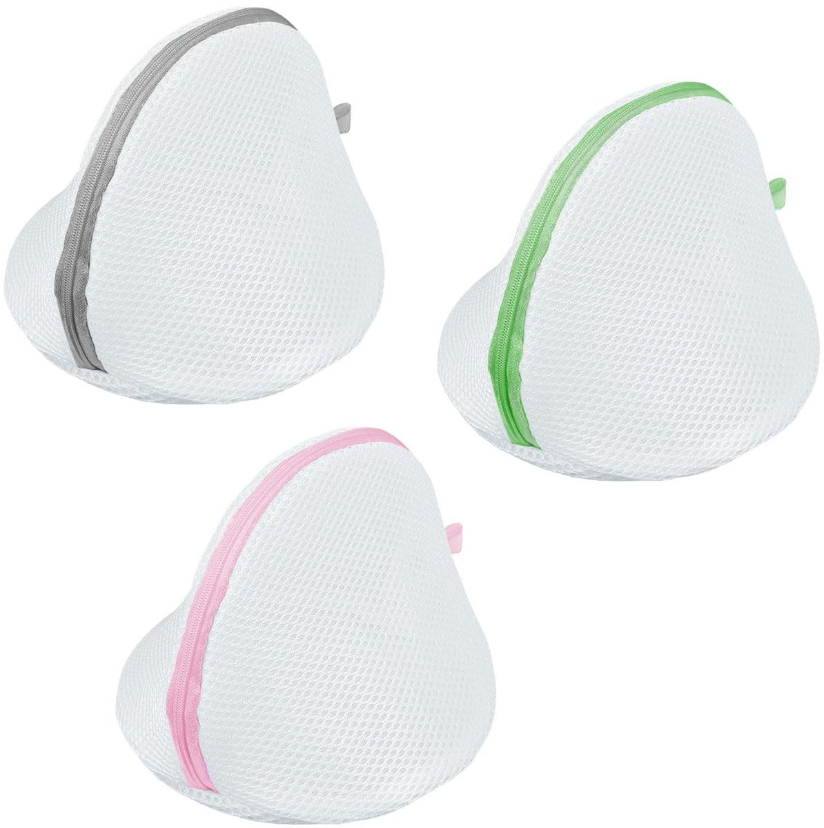 Dailygoods- Waszak met Rits - Waszakje BH - Waszakken voor Wasgoed - Dacron - Beschermd tijdens Wassen - Verkrijgbaar in Meerdere Kleuren