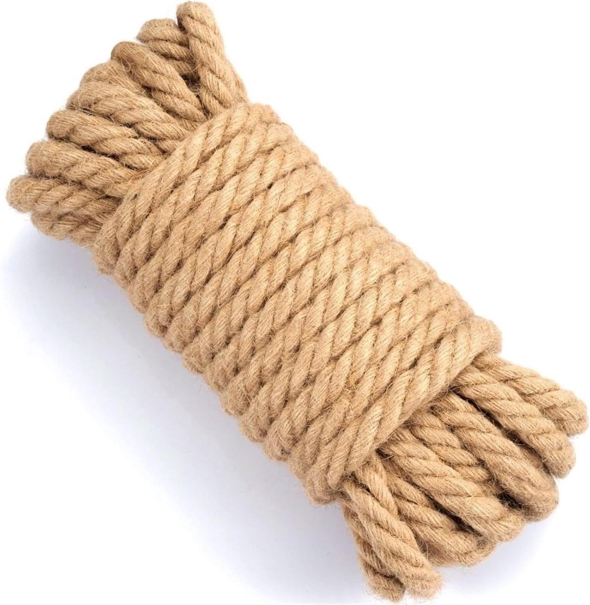 Tuinstouw Dik Touw - Natuurlijk Jute Koord - Planten Bind Werk - Gevlochten Weefmethode - 40 mm x 1 meter
