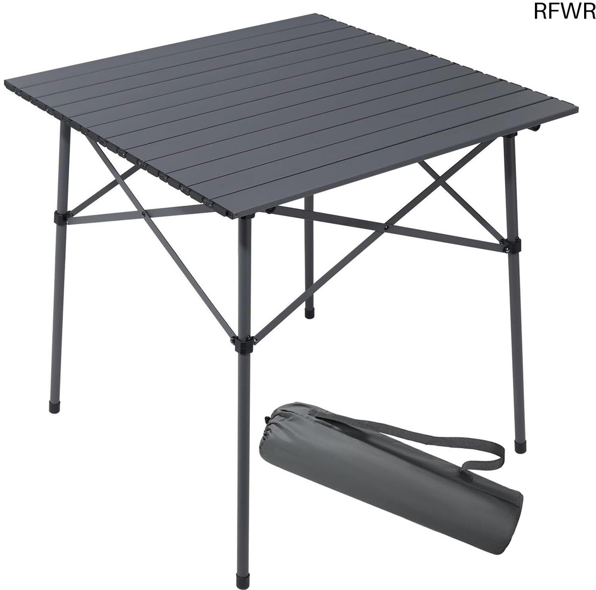 Portal Camping table, collapsible silver