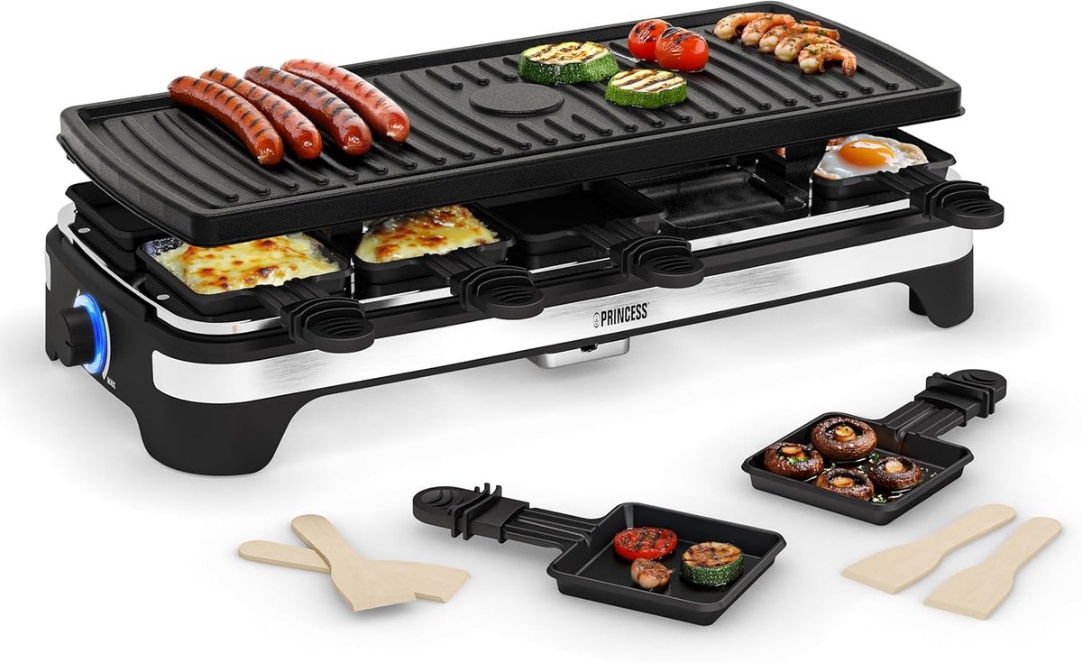 Gourmetstel – Gourmetset – Grill en Bakplaat - grillplaat set