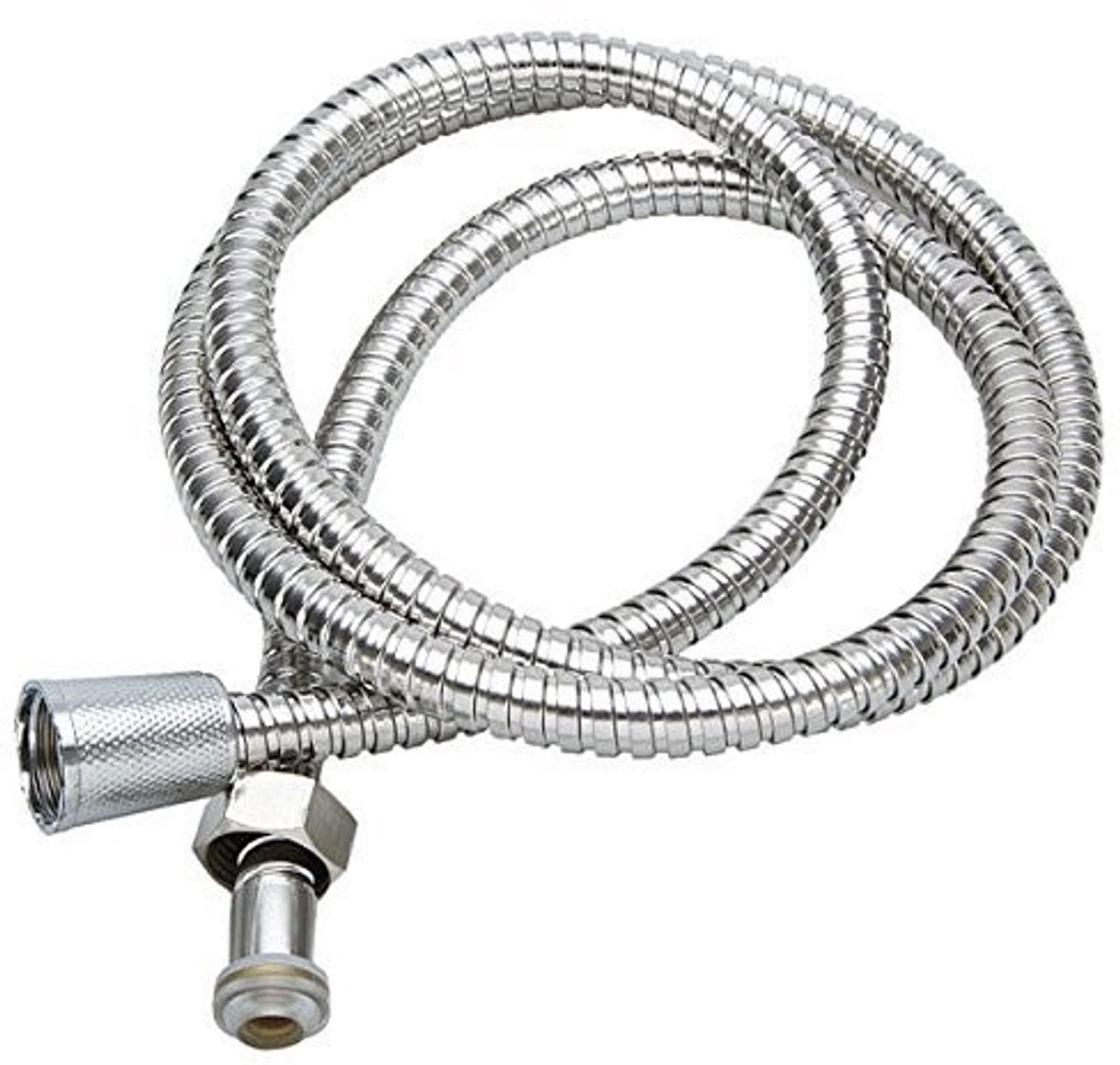 Dailygoods- Douchekop Hoge Druk - Douchekop met Slang - Flexibele Doucheslang 1,3M - Roestvrij Staal - Antiroest - Ideaal voor Hogedruksystemen