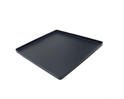 Lekbak Wasmachine - Opvangbak tegen lekkage - Siliconen - 65x60x3 cm - Zwart - Bodo