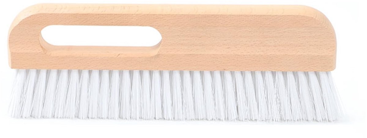 Dailygoods- Behangborstel Houten Handvat - Behangwisser - Behangpers - Schilderborstel - Kleeiborstel - Nylondraden voor Gladmaken - Behangkwast
