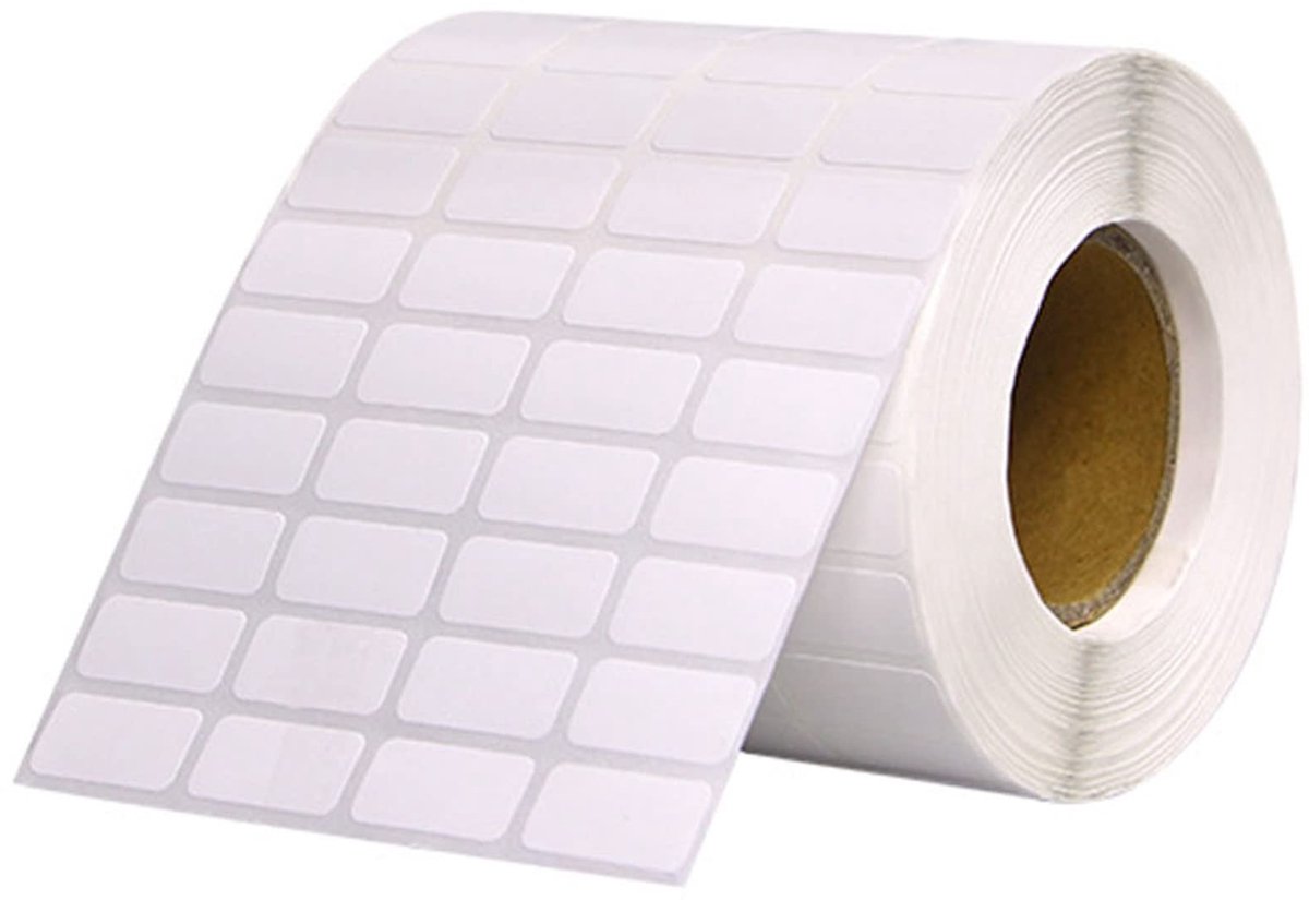 Dailygoods- Etiketten 10000 Stuks - Zelfklevend - Rechthoekig 20x10 mm - Organiseren - Markeren - Prijzen - Label