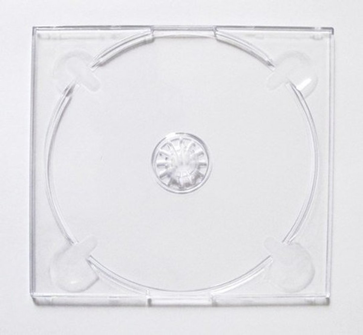 Dailygoods- CD Tray - Transparante Digitray - CD Formaat 137mm X 125mm - Glanzend Materiaal - Kwaliteit Dragon Trading Product - Cd Houder