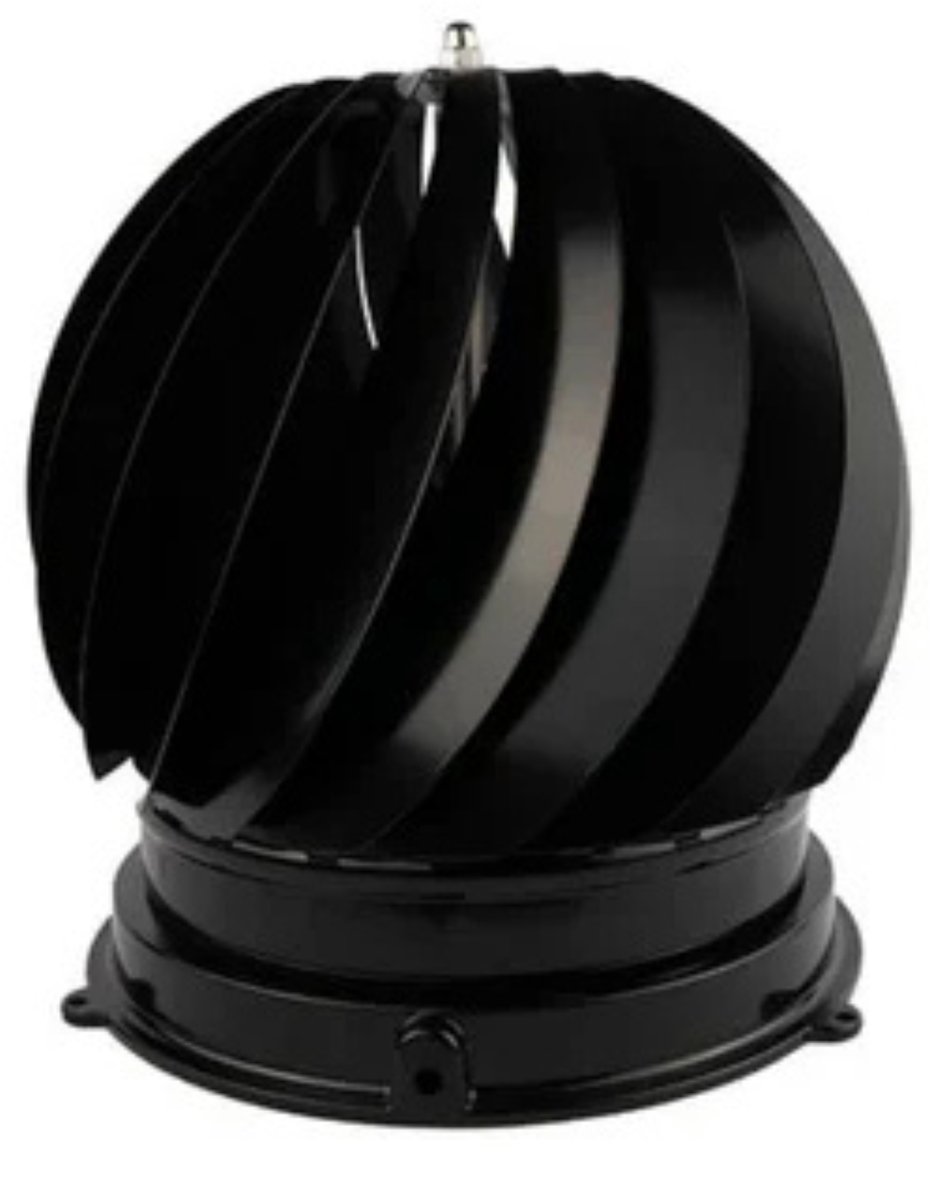 Ventura Spinner Rvs Zwart | Ø80 mm tot Ø250 mm