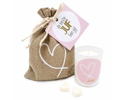Juf Cadeau Met Kaars En Zeephartjes - De Beste Juf Ben Jij - Einde schooljaar bedanken