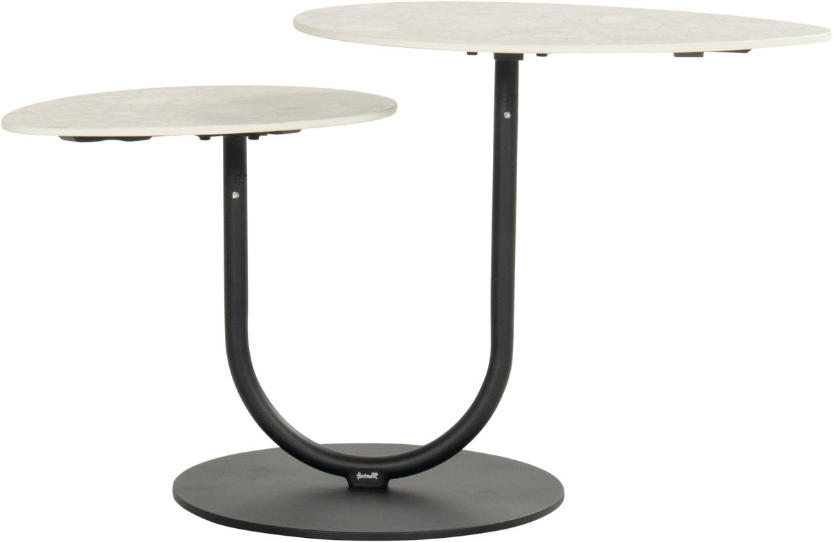 Hartman bijzettafel - Rota duo - antraciet - 60x40x50