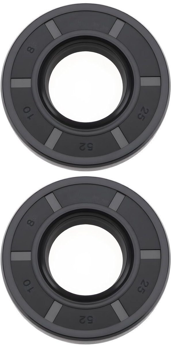 Dailygoods- Afdichtingen 2 Stuks - 25 x 52 x 10 mm - Compatibel met Hydro Gear ZT2800/ZT3100/ZT3200 - Oliebestendig - Duurzaam - Nauwkeurige Pasvorm - Transmissieafdichting