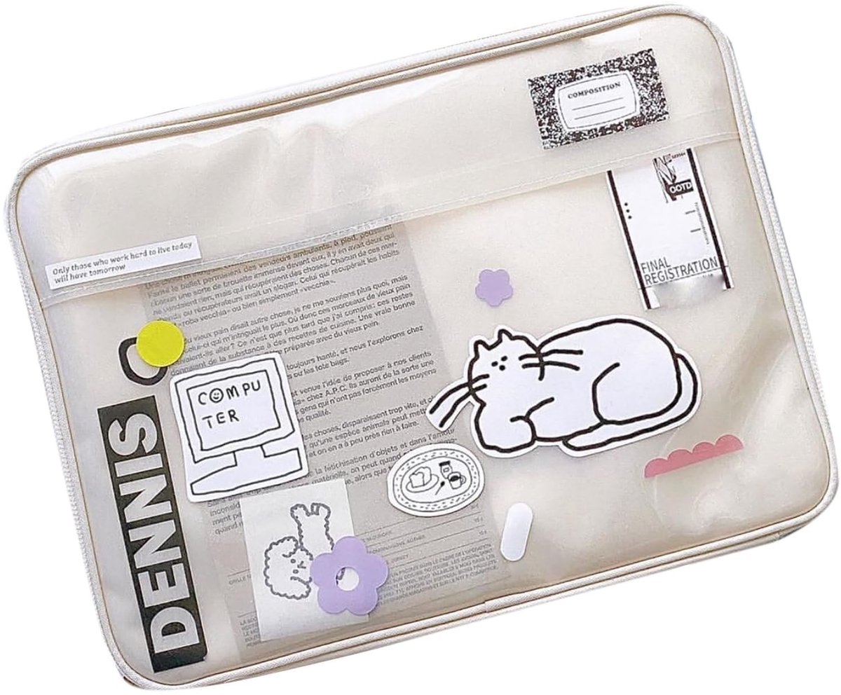 Dailygoods- Laptophoes Waterdicht - Laptop Beschermhoes - Draagtas - Slijtvast - Schokbestendig - PVC Materiaal - Laptoptas