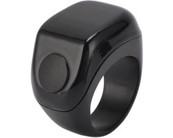 FLEXMAN Smart Tasbih Gebedsbalie, Digital Step Number Prayer Herinnering Met 0,42in Aanraakcontrolesscherm, Oplaadbare Staptelling Voor Moslim (zwart)