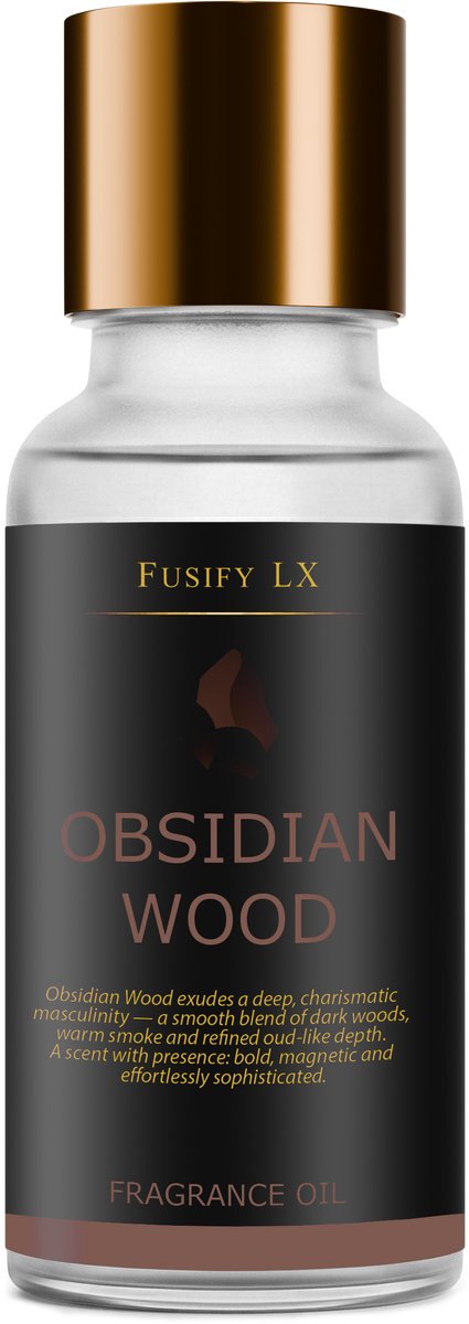 Fusify LX™ - Aroma Navulling - Obsidian Wood - Etherische Olien - 20ML - OB-WD