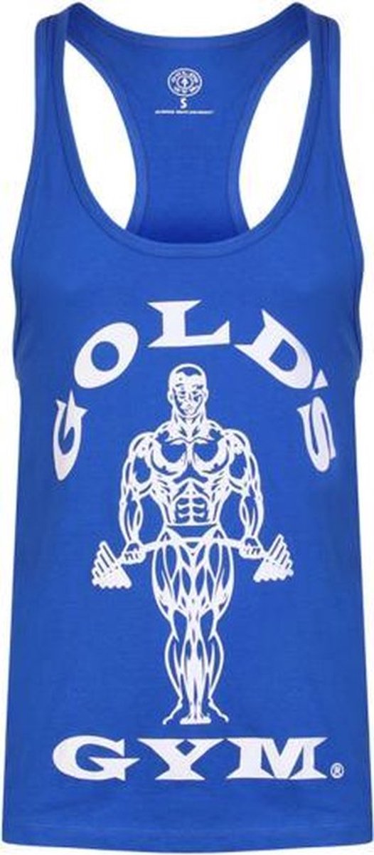 GGVST003 Muscle Joe Premium String Vest - Royal - L