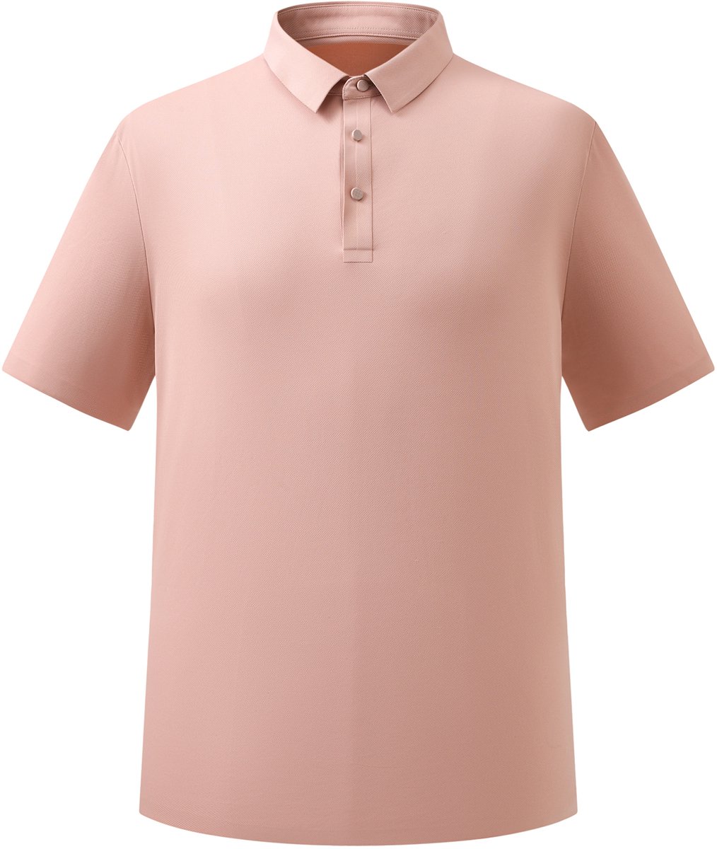 YOUTHUP Heren Polohemd - Reverskraag - Drie Knopen en Korte Mouwen - 3XL