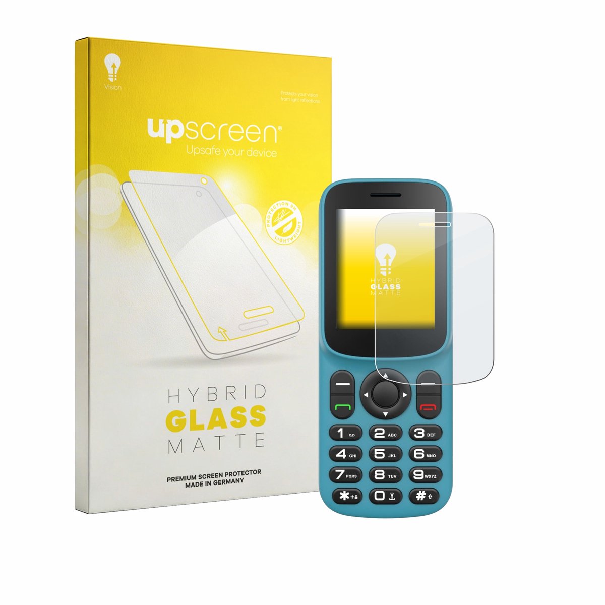 upscreen - Screenprotector voor Uleway T185 - Folie Beschermfolie Beschermglas matte