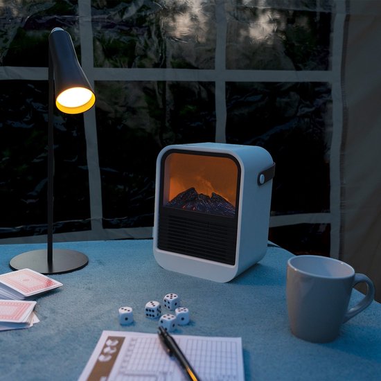 Haba - Sunnyflame Elektrische Kachel - 230V - Sfeerhaard - Oververhittings- en kantelbeveiliging - 740W & 1040W — afbeelding 4