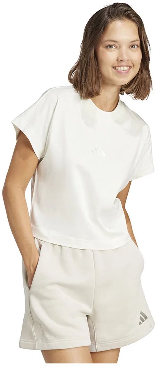 Adidas All Szn T-shirt Met Korte Mouwen 2XL Vrouw Creme
