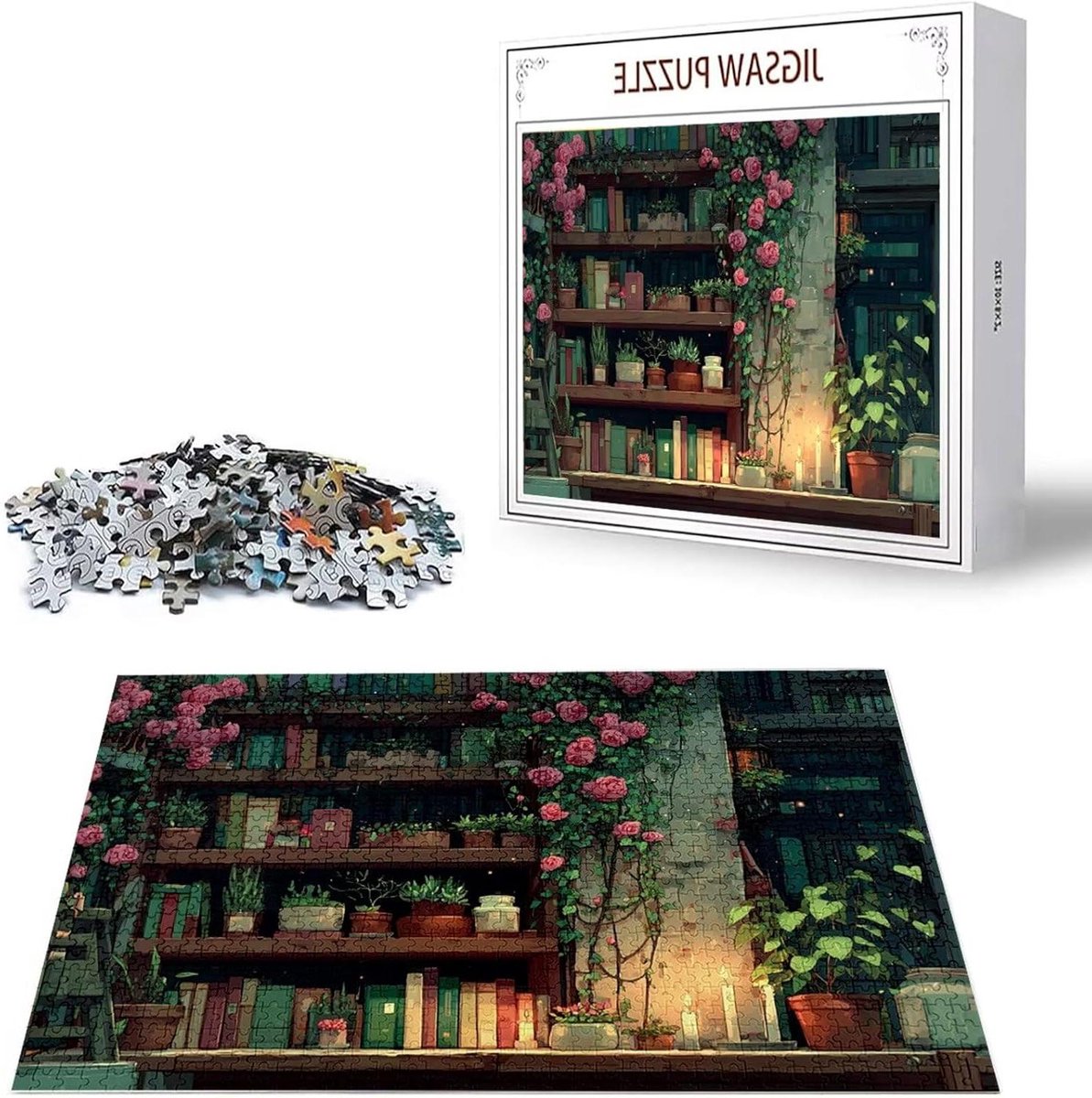 Houten Puzzel - Volwassen Puzzel - Ontspanning Thuis - Gelabelde Achterkant - 156 x 105 cm - Multicolor