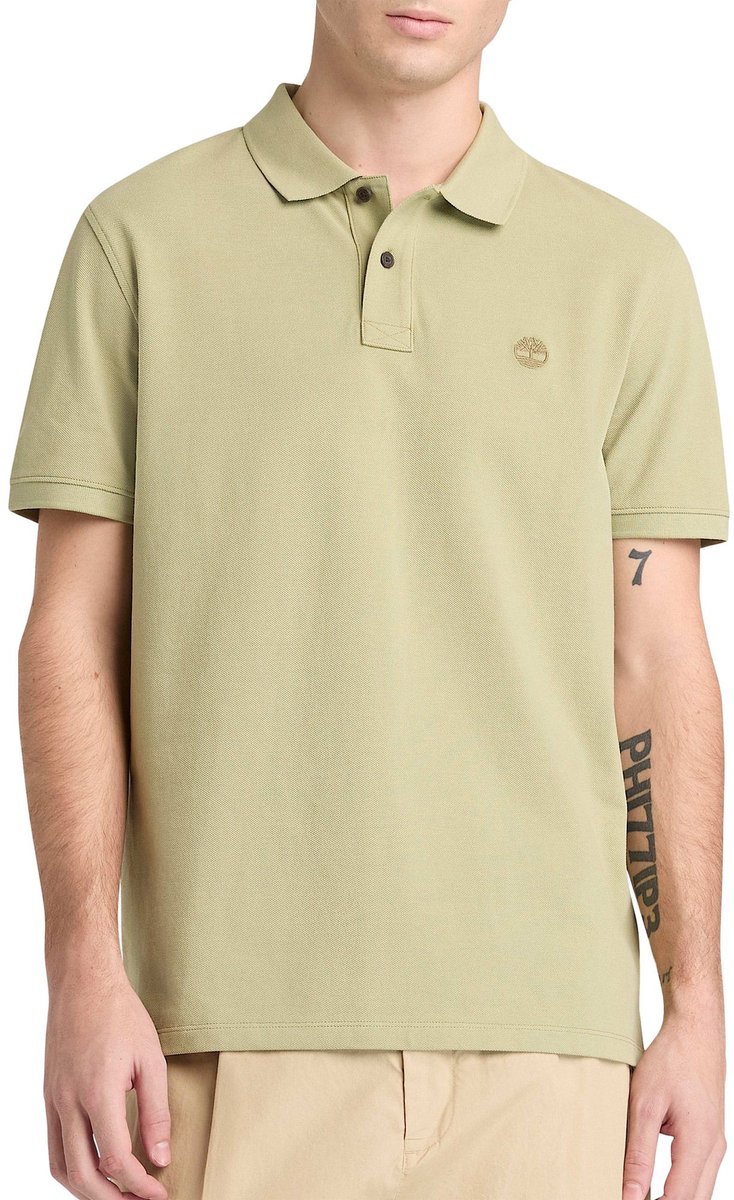 Timberland Millers River Pique Polo Heren Lichtgroen