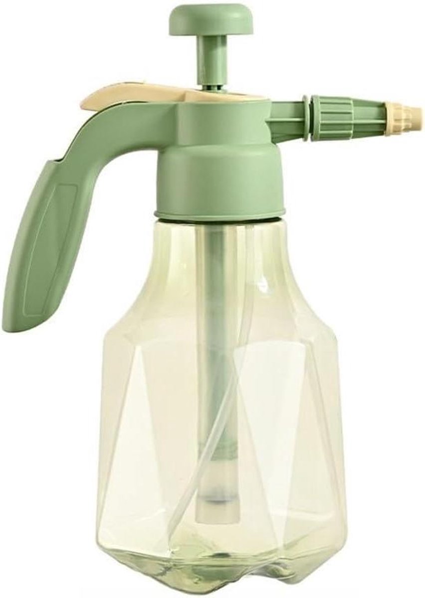 Luchtdruk sproeier - Hogedruk nevel - Tuinonderhoud - Ergonomisch handvat - 30 x 14 x 11 cm - Groen geel