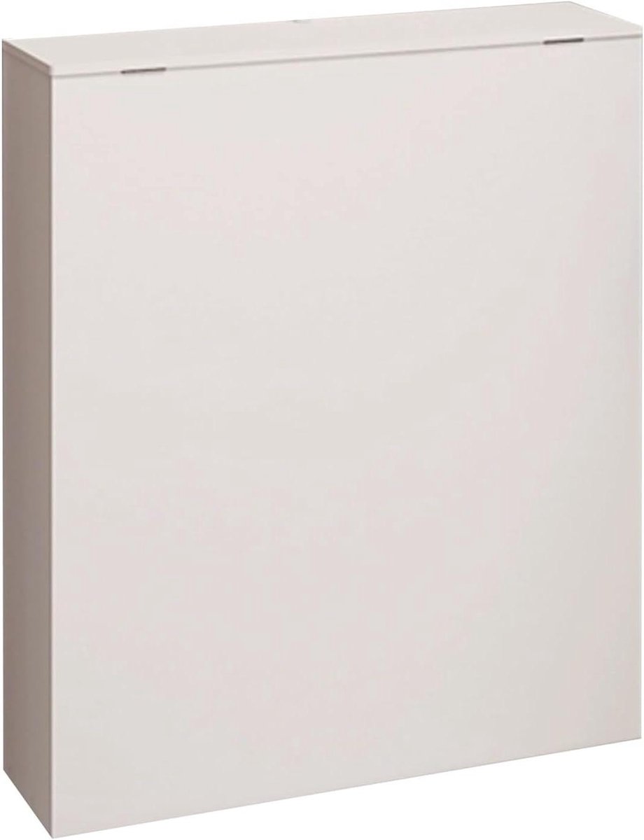 Radiatorhoes met Deksel - Decoratieve Omkasting - Ruimte Organiseren - Opvouwbaar Bovenblad - 40x40x20 cm - Wit