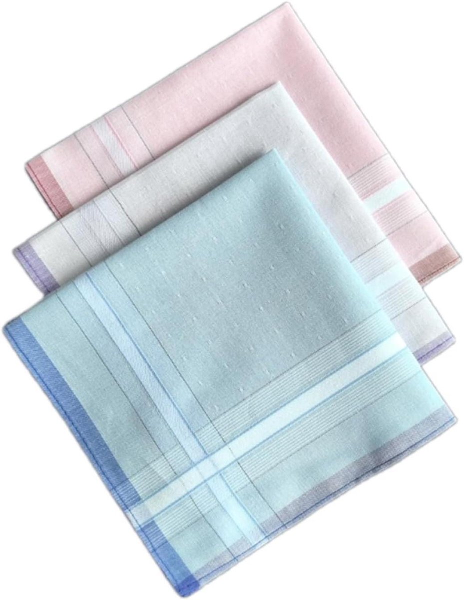 Zweet Zakdoek - Zakdoekjes Zakdoeken - Zweet Afvegen - Hoog Absorberend - 29 x 29 cm - Willekeurig