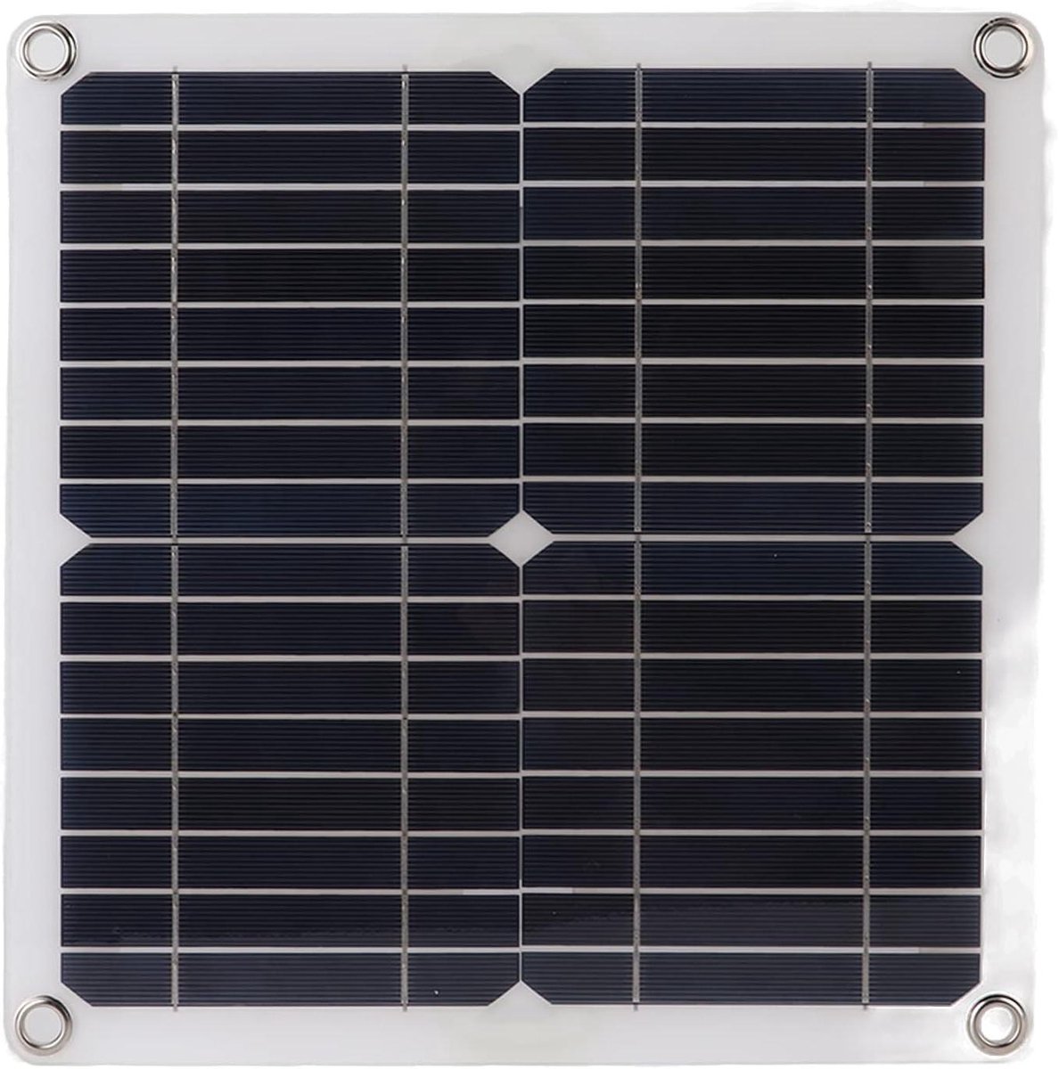 Draagbare Zonnepaneelkit - Zonneoplader Set - Energie Opwekken - Hoog Rendement - 200W 12V - Zwart