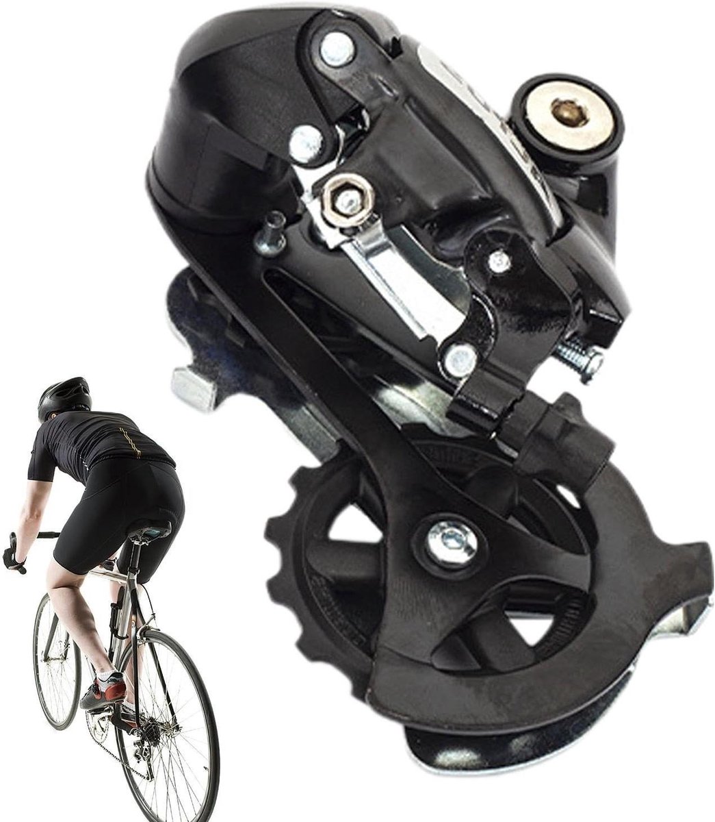 Fiets Schakelsysteem - Versnellingshouder - Fietsen Verbeteren - Stille Rijervaring - 7 Versnellingen - Zilver