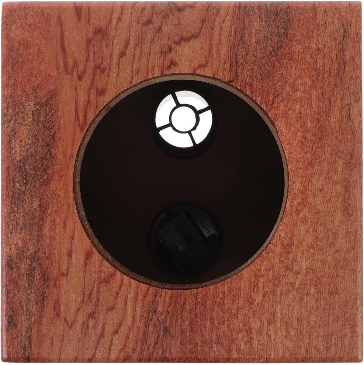 Houten Audio Behuizing - Speaker Box - Auto Geluid Verbeteren - Universele Compatibiliteit - 16.8 cm - Khaki