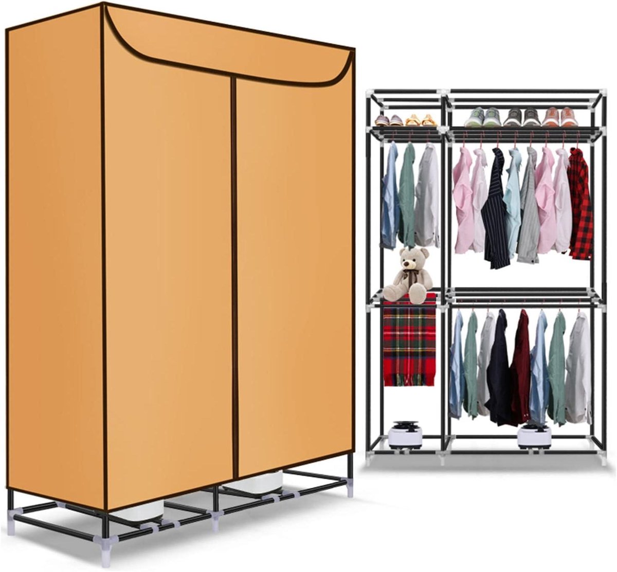Elektrische Wasdroger Draagbaar Droogrek Snel Kleding Drogen Intelligente Temperatuurregeling 40 kg Capaciteit Wit