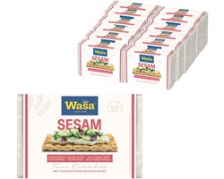 Wasa Sesam Knäckebröd Singlepack 120x13g – Krokant & Vezelrijk – Portieverpakt