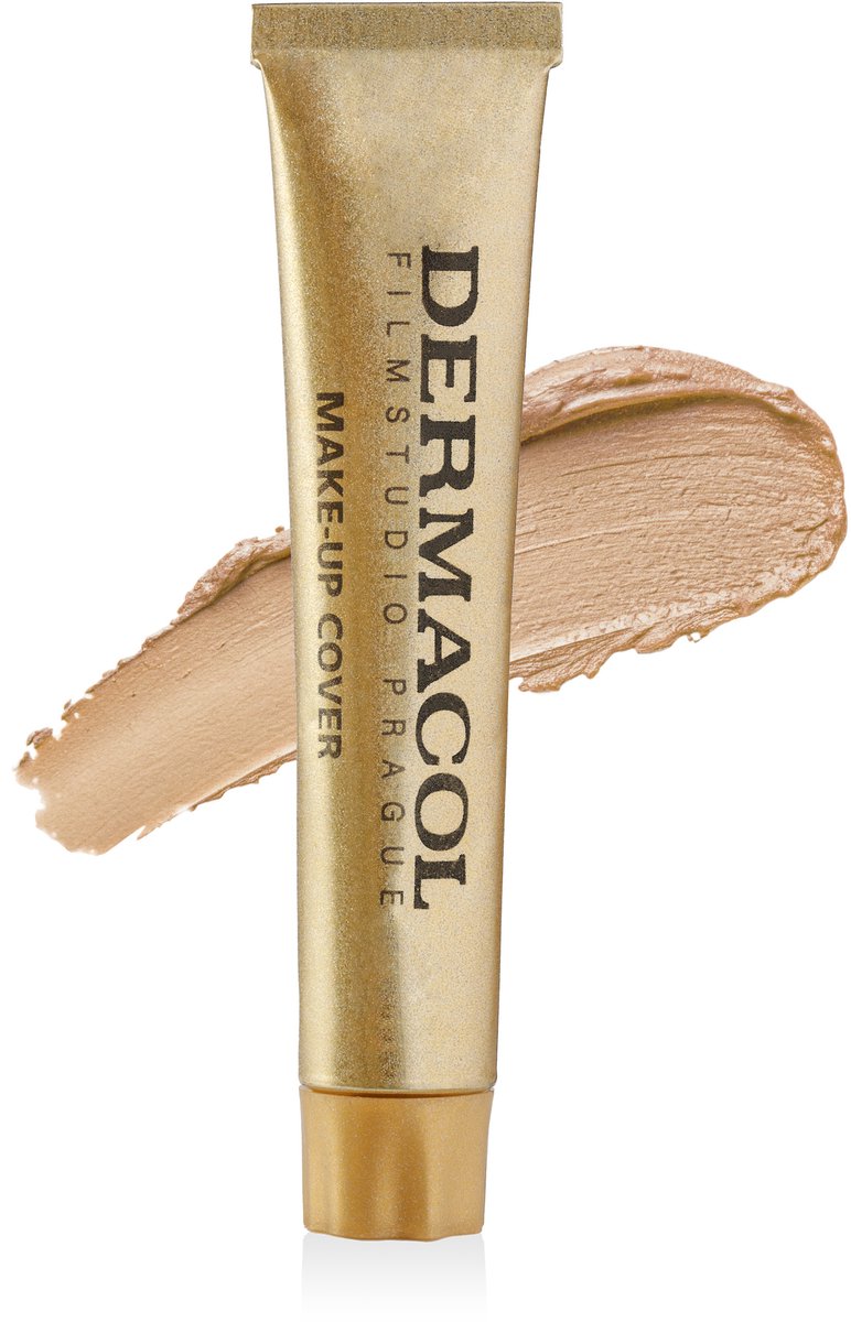 Dermacol Full Coverage Matte Foundation - Waterproof Make-Up - Olie-vrije Formule - SPF 30 - Extreme Dekking - Langdurig