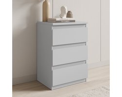 Meubella - Eskar - Commode - Gris - 42x32x62 cm