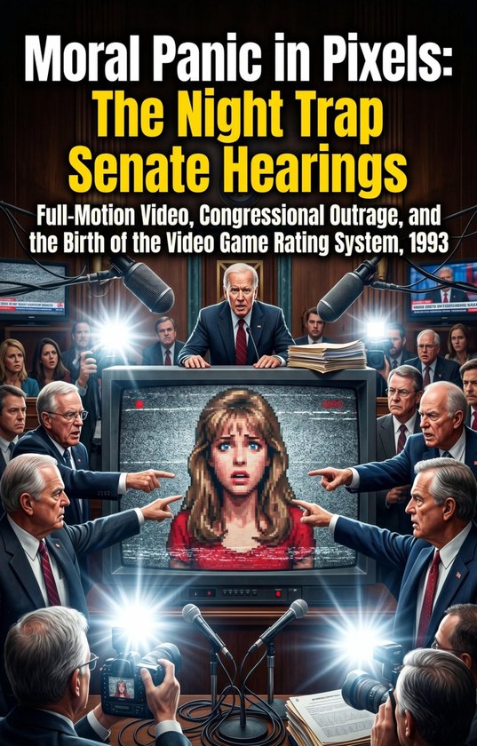 Moral Panic in Pixels: The Night Trap Senate Hearings - cover